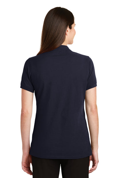 Custom Embroidered Port Authority Women's EZCotton Polo. LK8000,Navy