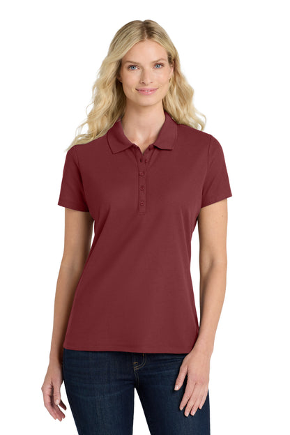 Custom Embroidered Port Authority Polos in Burgundy