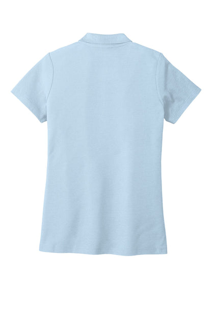 Custom Embroidered Port Authority Polos in Cloud Blue