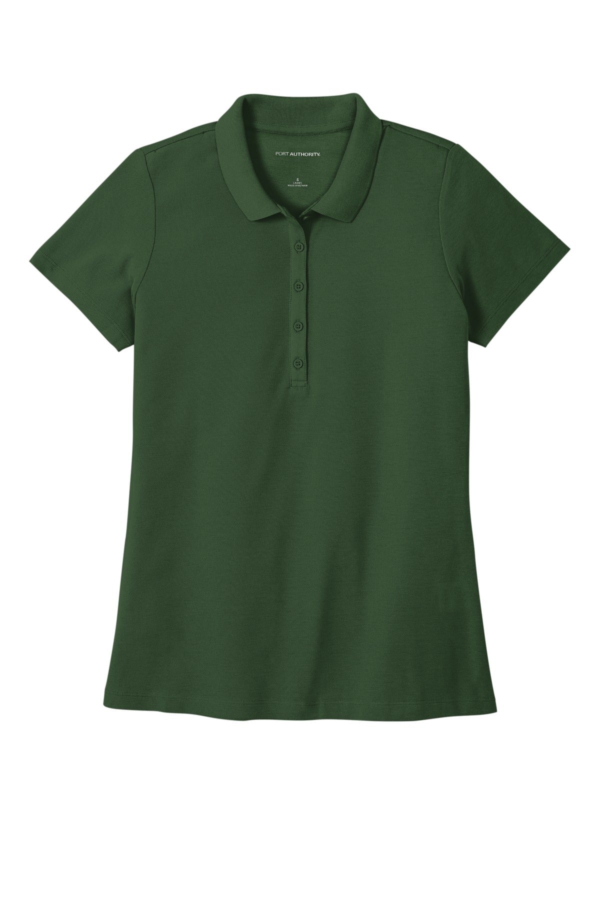 Custom Embroidered Port Authority Polos in Dark Green