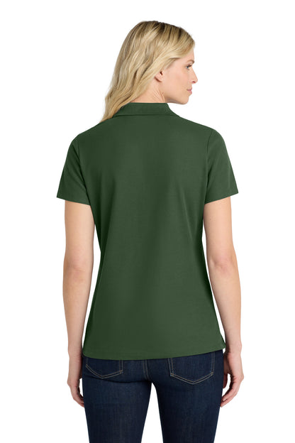 Custom Embroidered Port Authority Polos in Dark Green