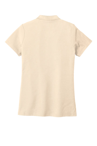 Custom Embroidered Port Authority Polos in Ecru