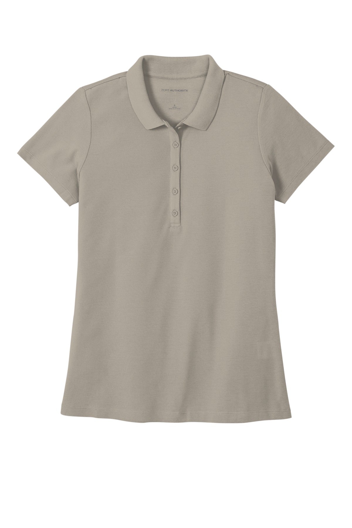 Port Authority Women's SuperPro React  Polo. LK810 Gusty Grey