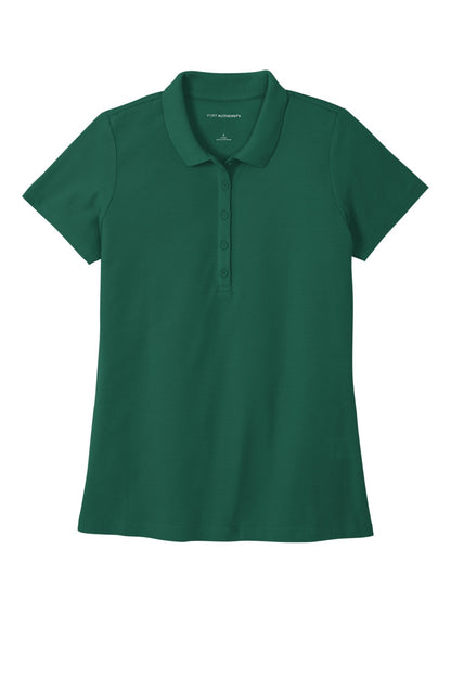 Custom Embroidered Port Authority Polos in Marine Green