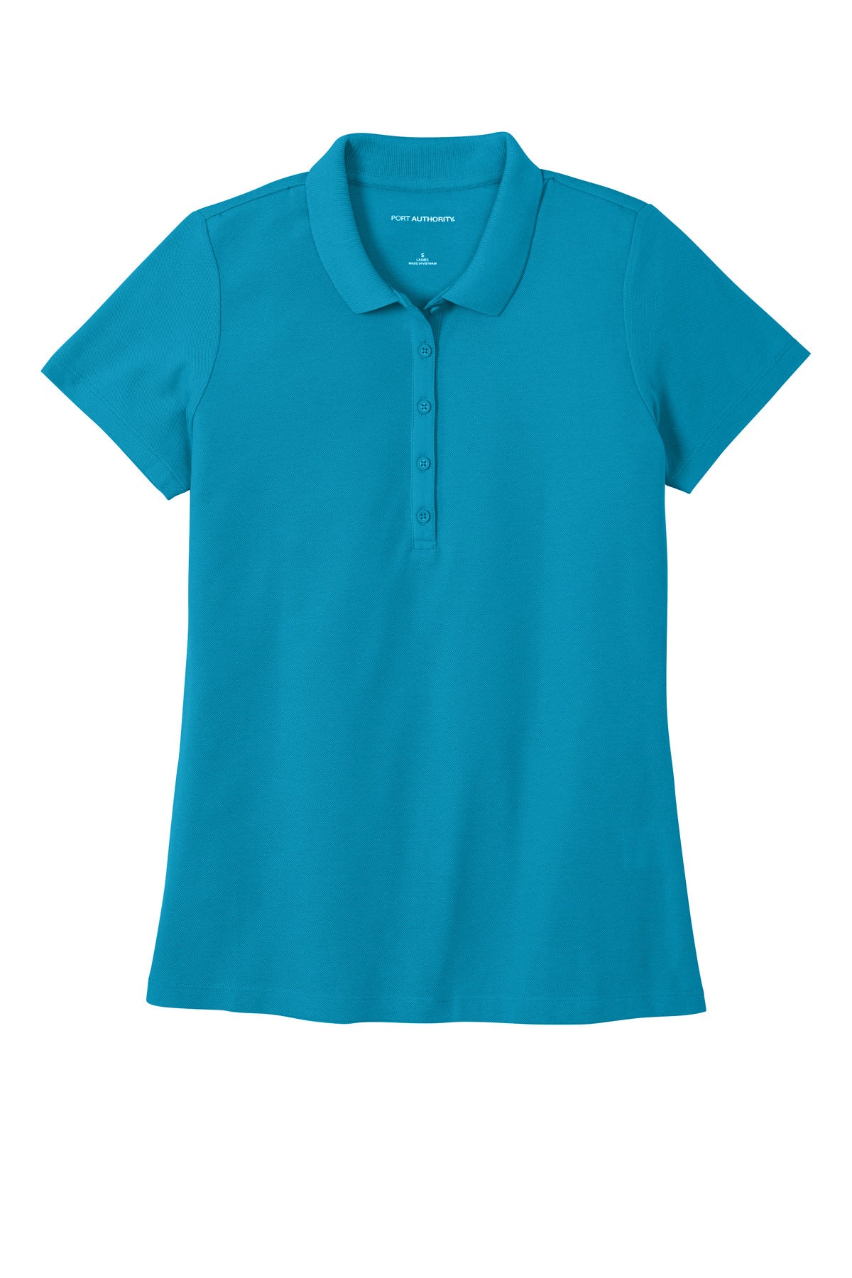 Custom Embroidered Port Authority Polos in Parcel Blue