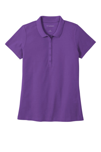 Custom Embroidered Port Authority Polos in Purple