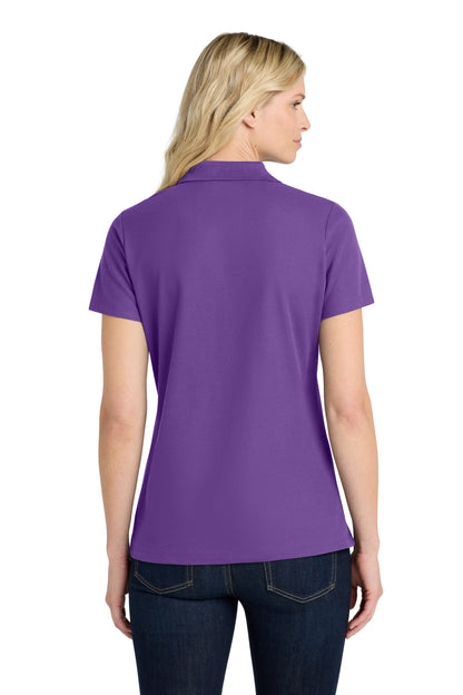 Custom Embroidered Port Authority Polos in Purple