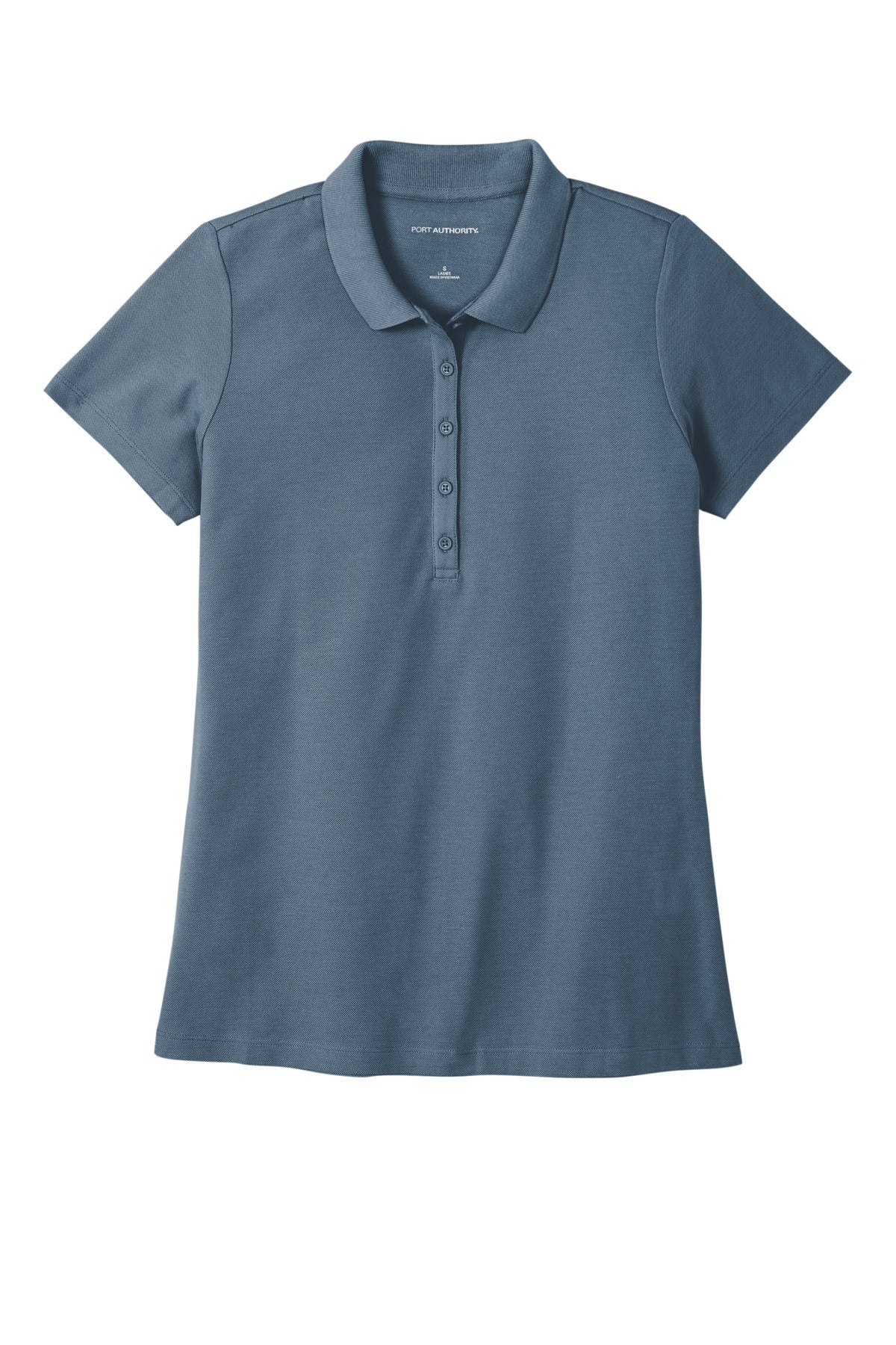 Custom Embroidered Port Authority Polos in Regatta Blue