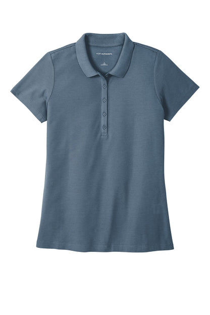 Custom Embroidered Port Authority Polos in Regatta Blue