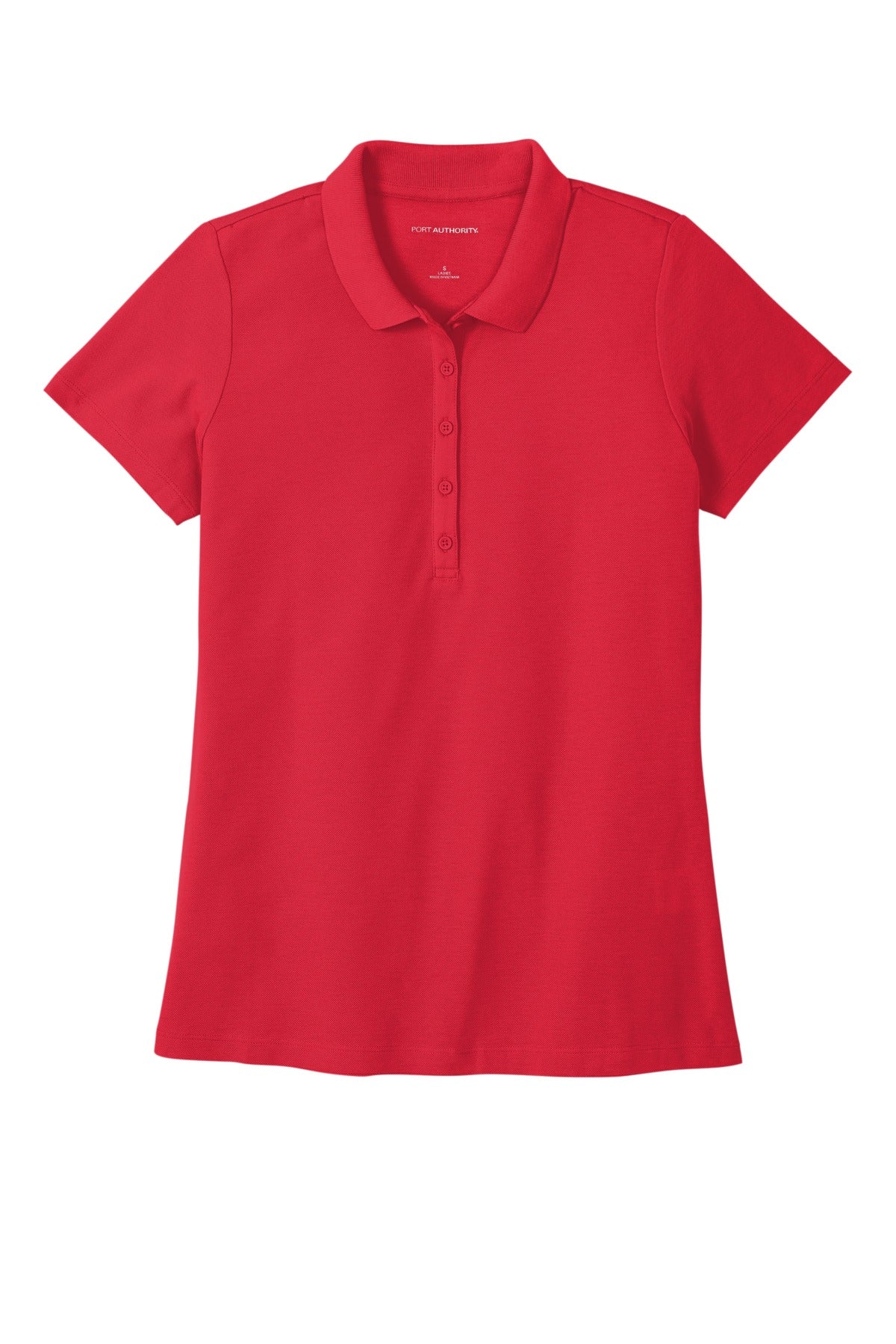 Custom Embroidered Port Authority Polos in Rich Red