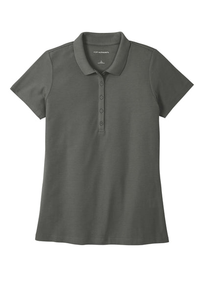 Custom Embroidered Port Authority Polos in Storm Grey