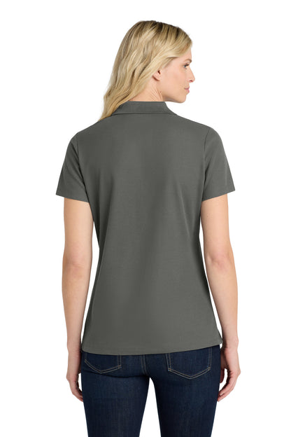 Custom Embroidered Port Authority Polos in Storm Grey