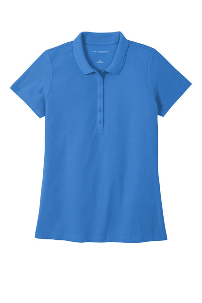 Custom Embroidered Port Authority Polos in Strong Blue