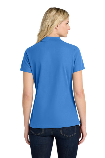 Custom Embroidered Port Authority Polos in Strong Blue