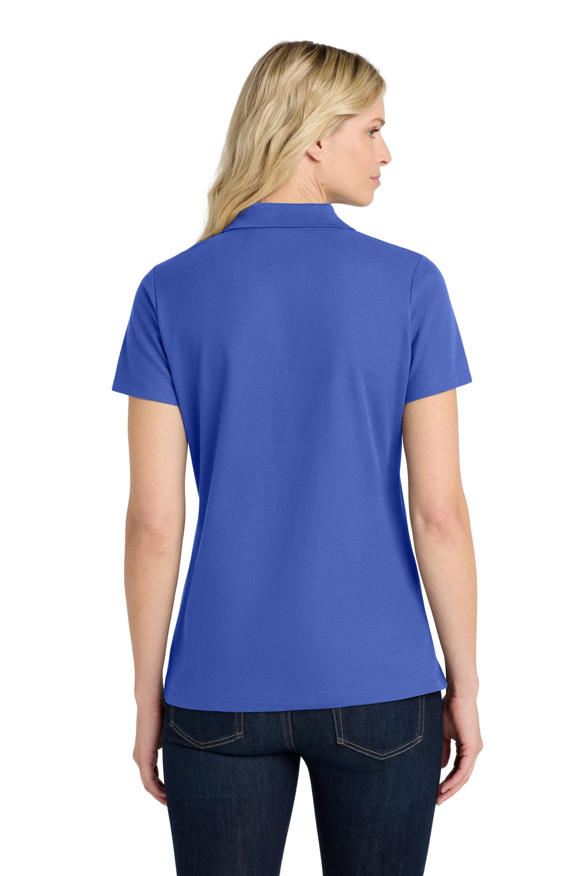 Custom Embroidered Port Authority Polos in True Royal
