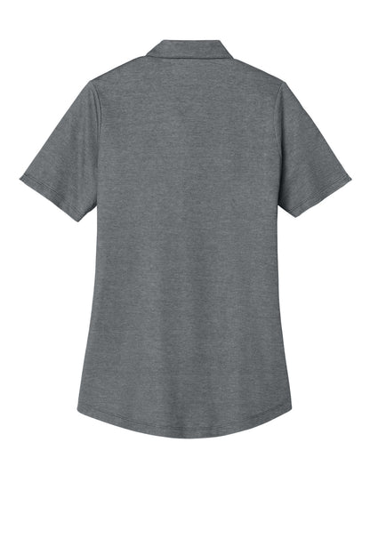 Custom Embroidered Port Authority Polos/Knits in Charcoal Heather