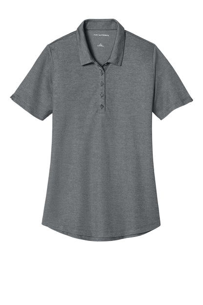 Custom Embroidered Port Authority Polos/Knits in Charcoal Heather