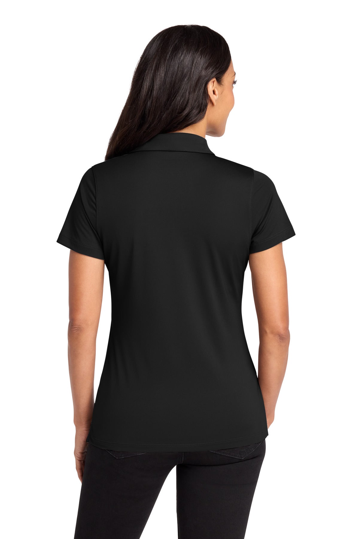 Custom Embroidered Port Authority Polos/Knits in Deep Black