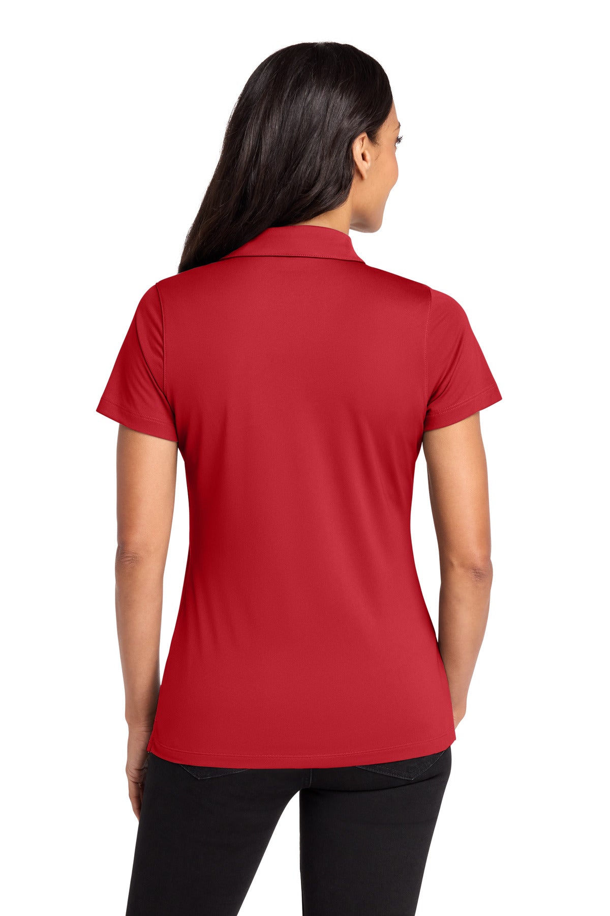 Custom Embroidered Port Authority Polos/Knits in Rich Red