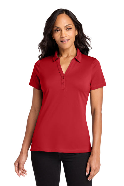 Custom Embroidered Port Authority Polos/Knits in Rich Red