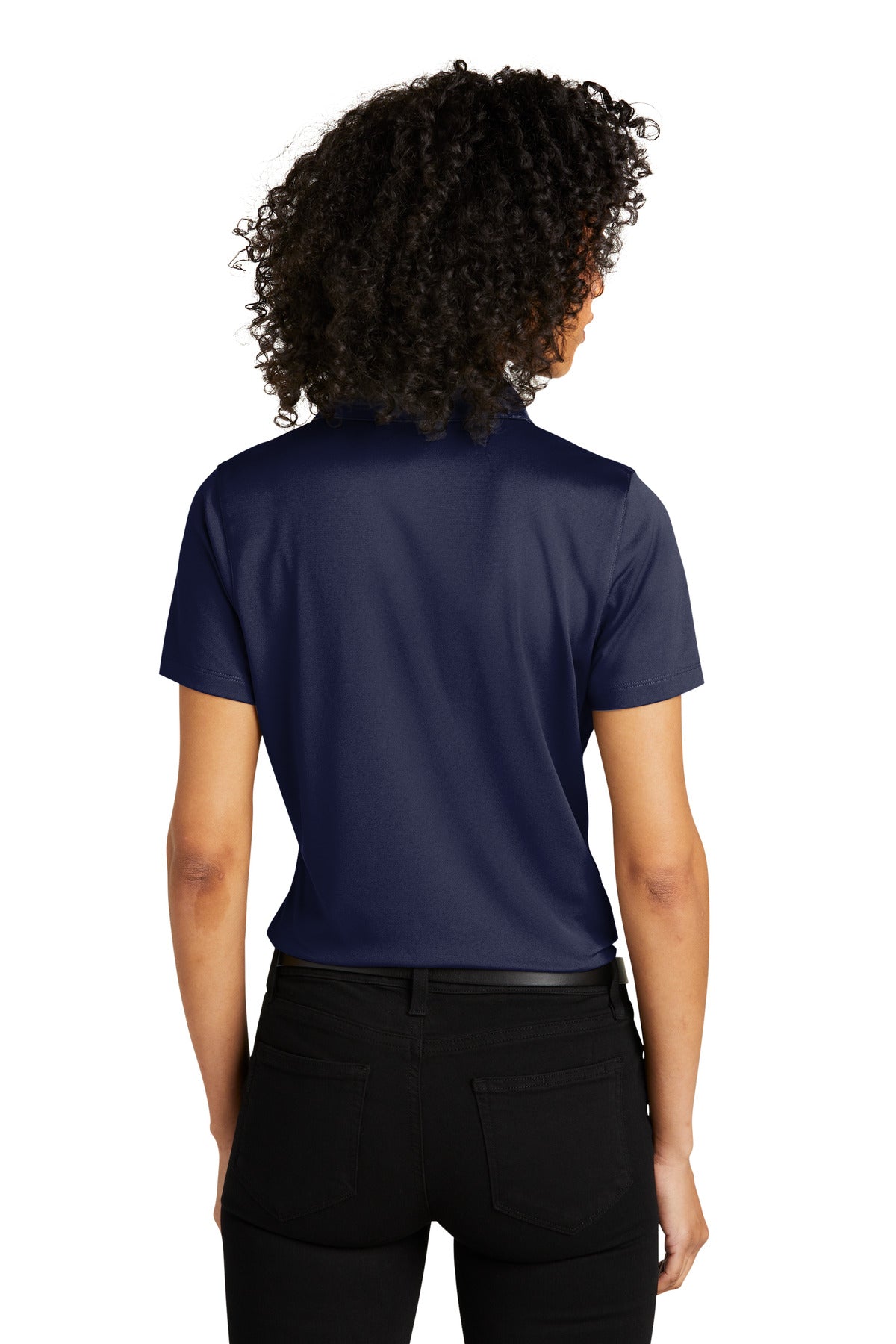 Custom Embroidered Port Authority Women's C-FREE Performance Polo LK863,True Navy