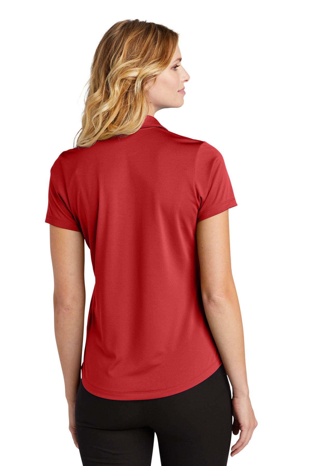 Custom Embroidered Port Authority Women's C-FREE Snag-Proof Polo LK864,Rich Red