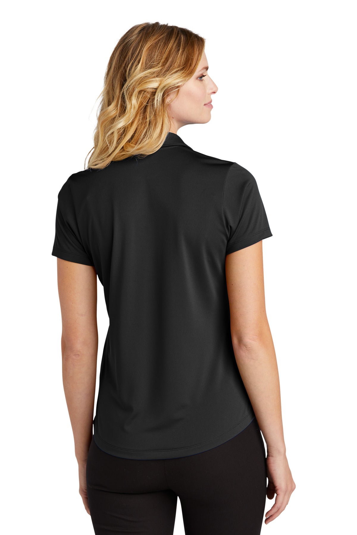 Custom Embroidered Port Authority Women's C-FREE Snag-Proof Polo LK864,Deep Black