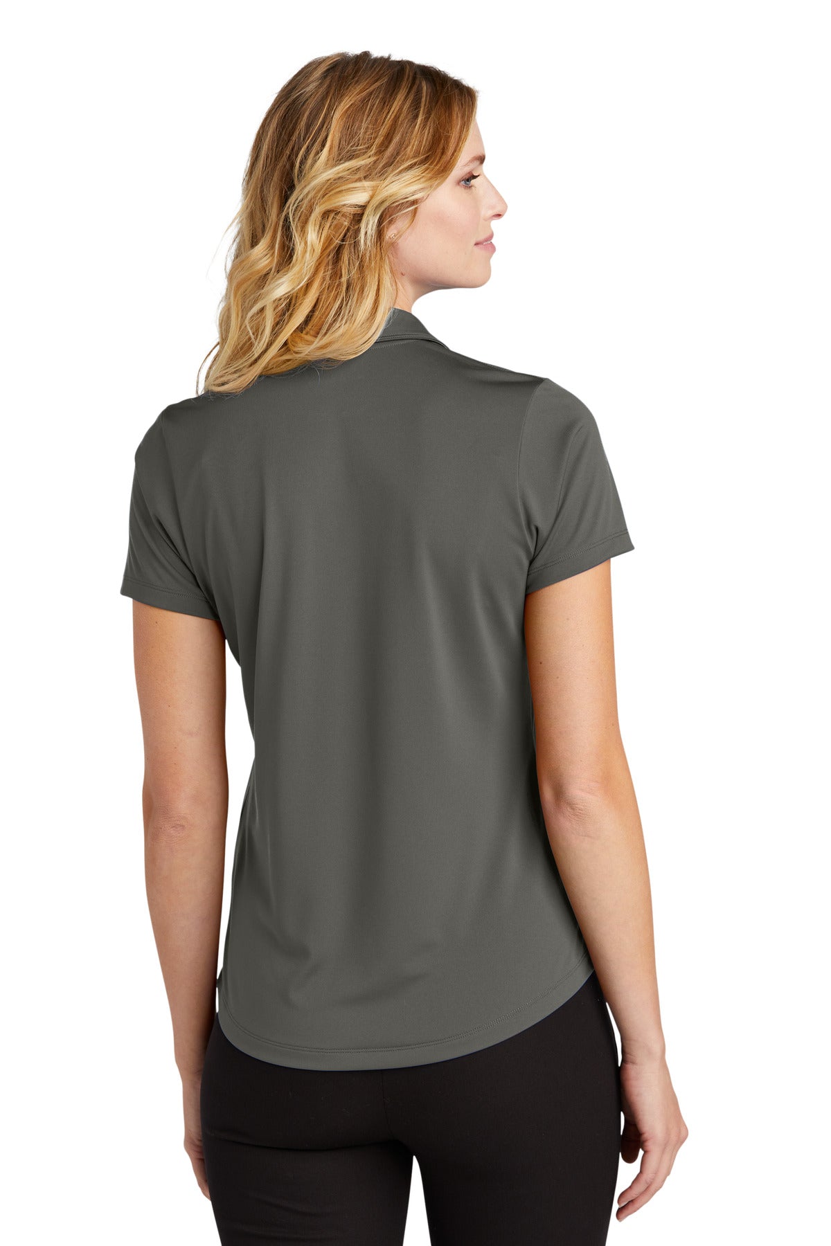 Custom Embroidered Port Authority Women's C-FREE Snag-Proof Polo LK864,Grey Steel