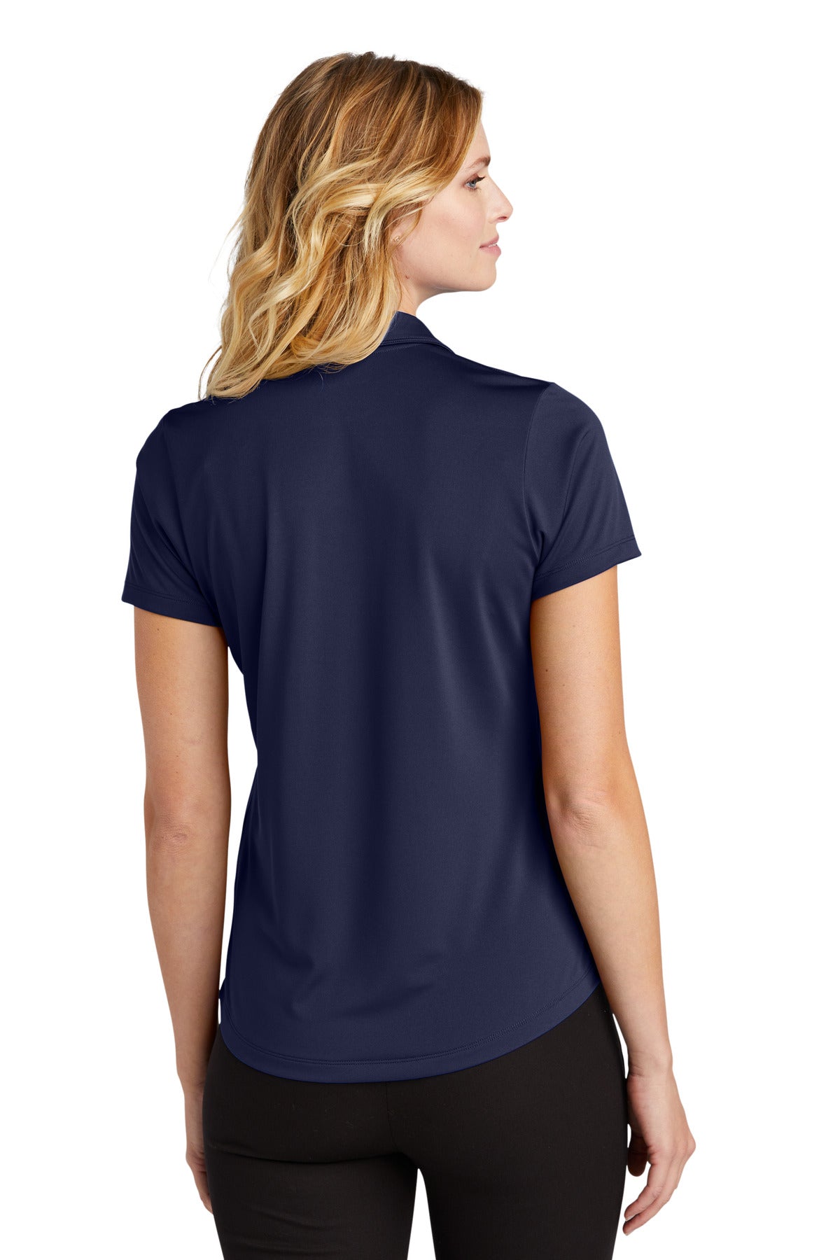 Custom Embroidered Port Authority Women's C-FREE Snag-Proof Polo LK864,True Navy
