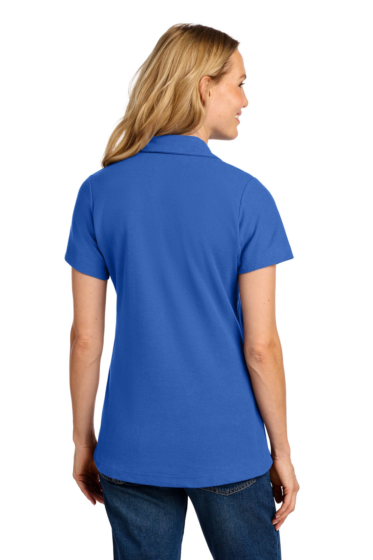 Custom Embroidered Port Authority Polos/Knits in True Blue