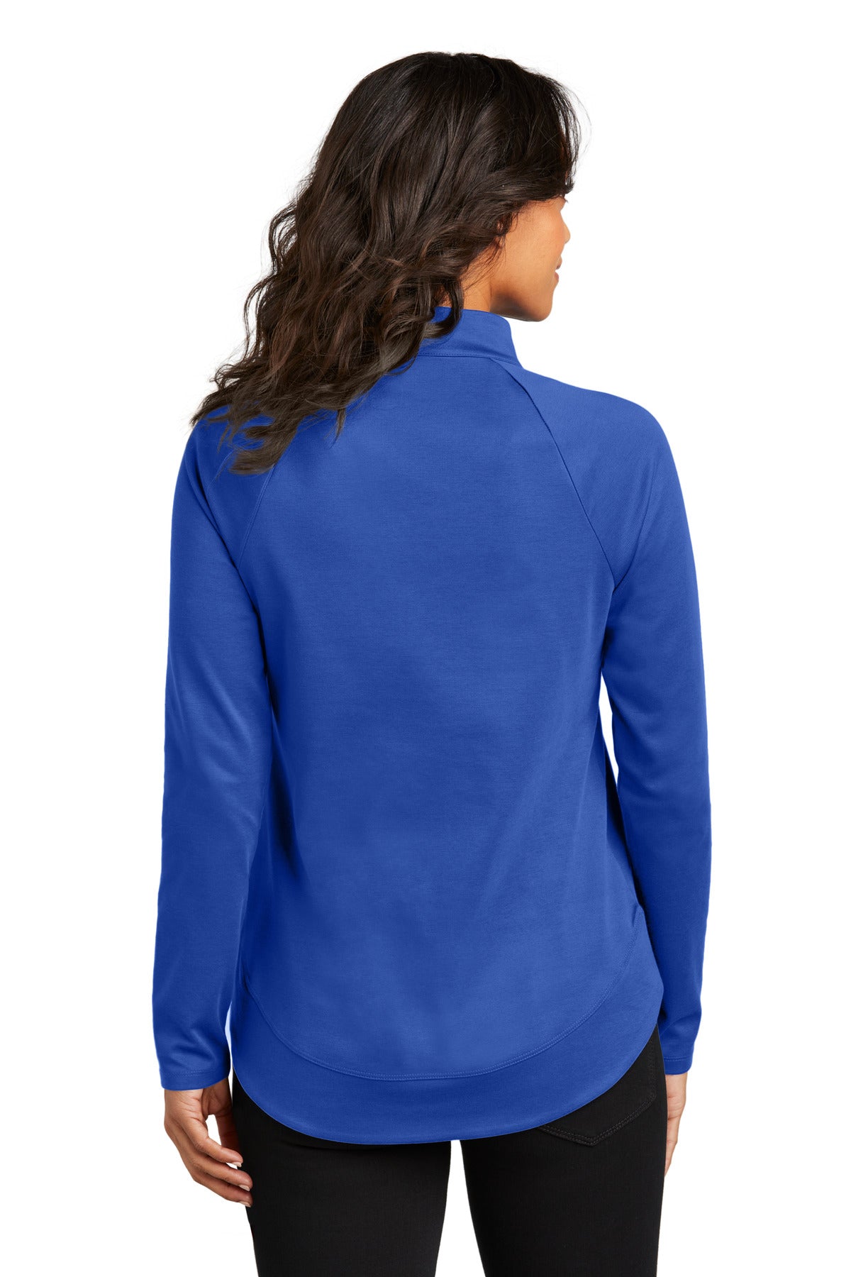 Custom Embroidered Port Authority Women's C-FREE Cypress 1/4-Zip LK870,True Royal