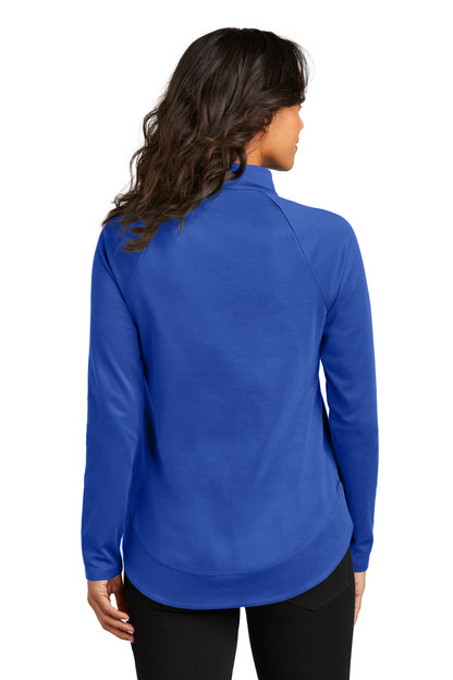 Custom Embroidered Port Authority Women's C-FREE Cypress 1/4-Zip LK870,True Royal