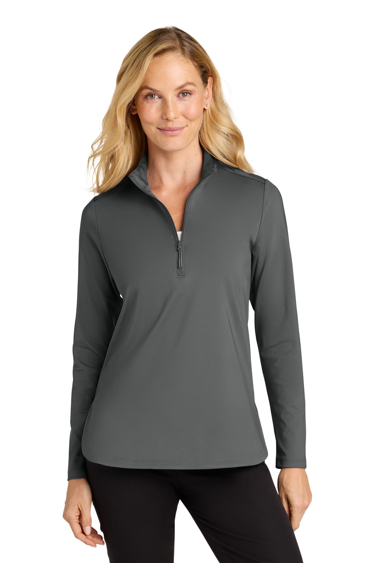 Custom Embroidered Port Authority Clothing in Smoke Grey
