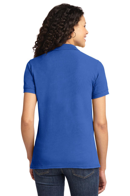 Custom Embroidered Port & Company Women's Core Blend Pique Polo. LKP155,Royal