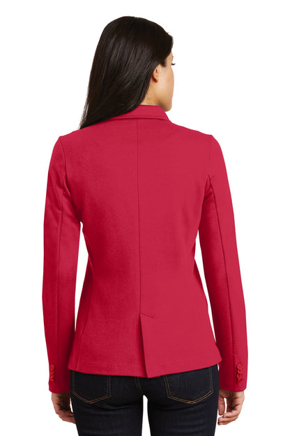 Custom Embroidered Port Authority Women's Knit Blazer. LM2000,Rich Red