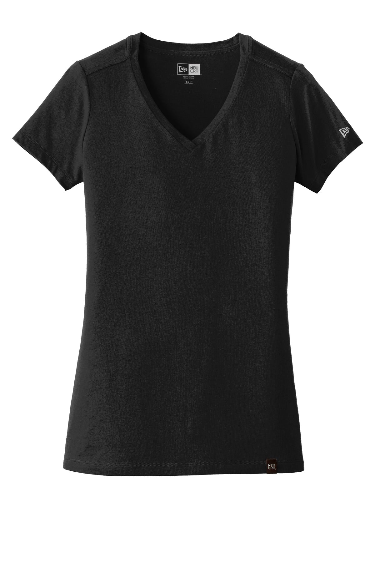 Custom Embroidered New Era T-Shirts  in Black
