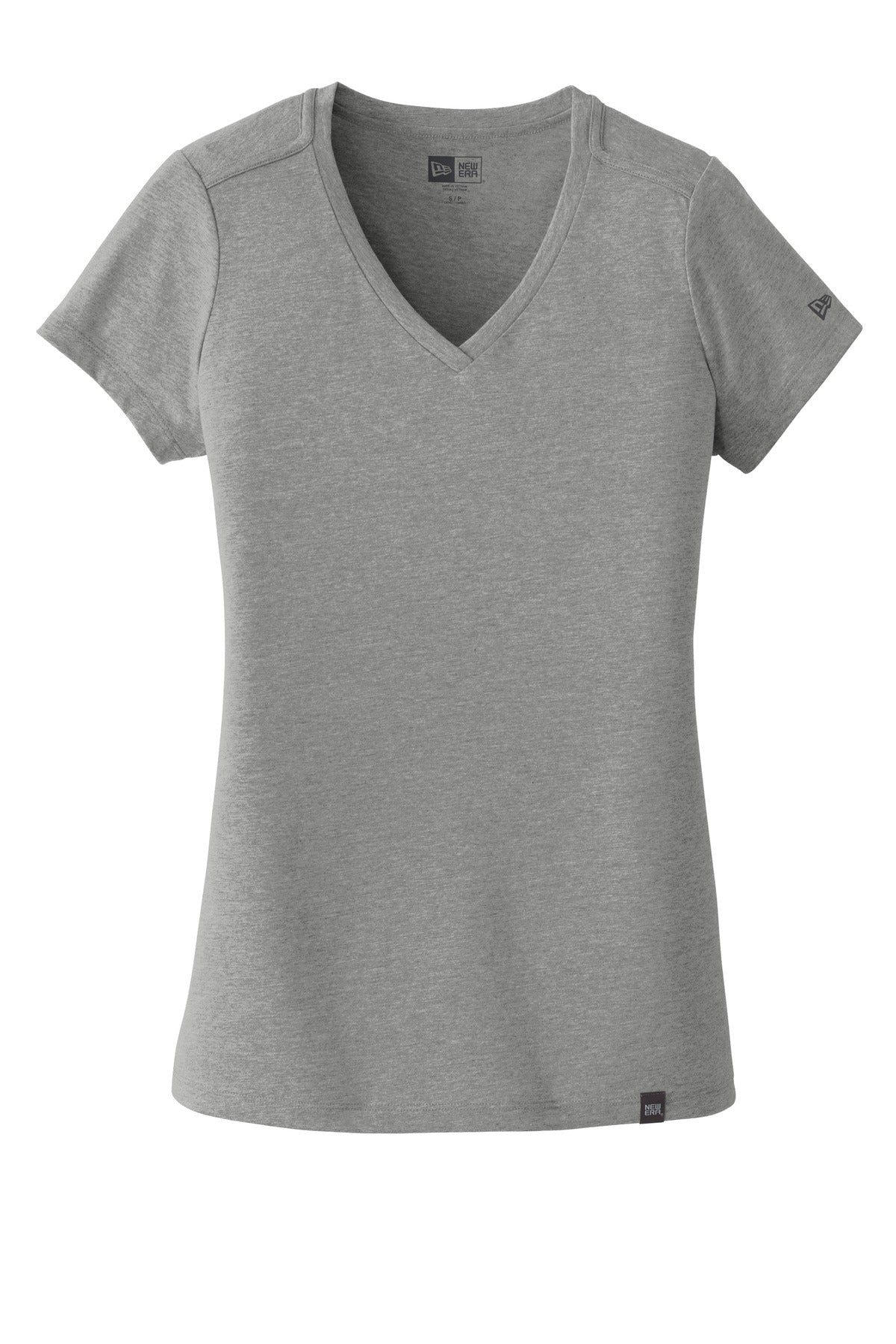 Custom Embroidered New Era T-Shirts  in Shadow Grey Heather