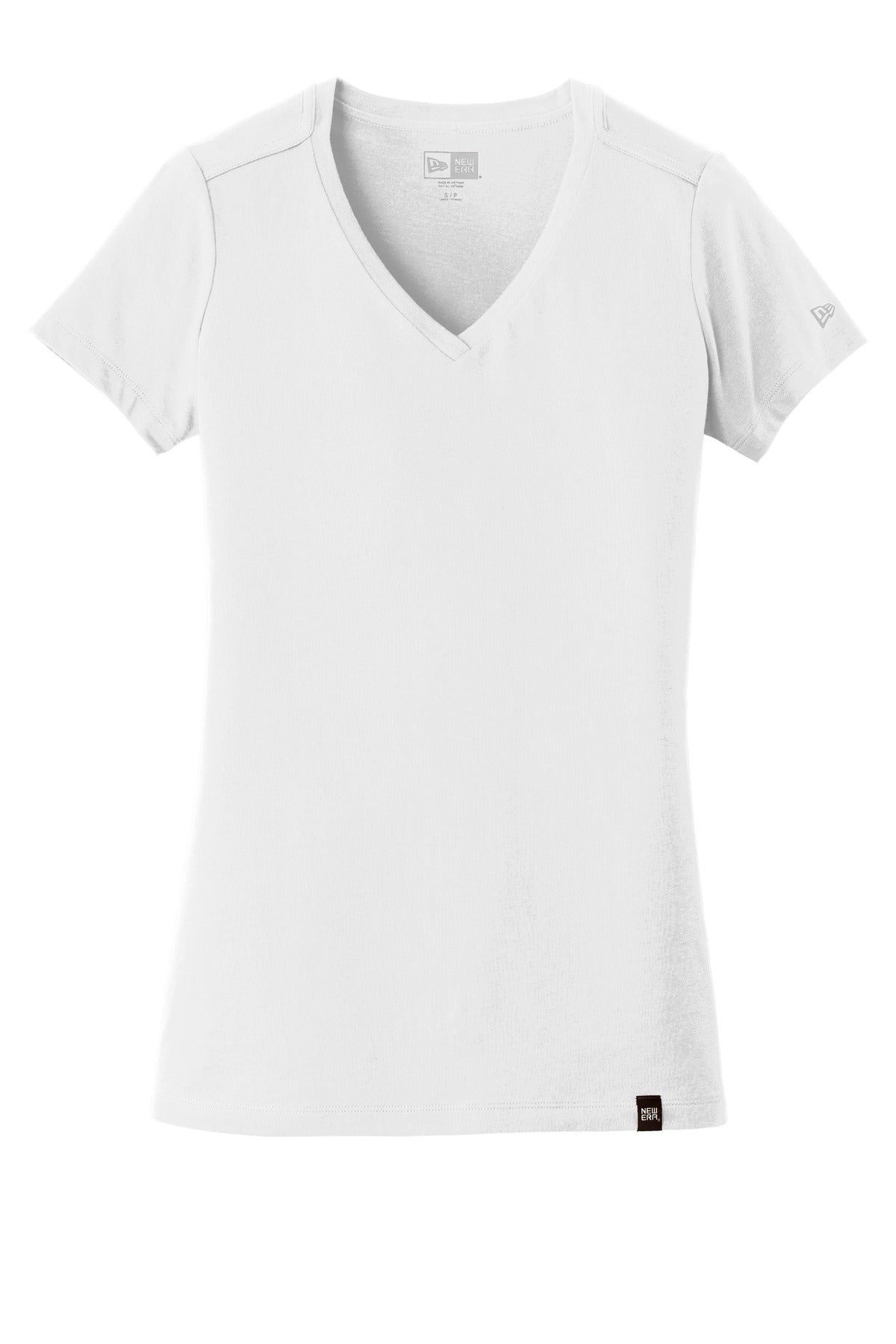 Custom Embroidered New Era T-Shirts  in White