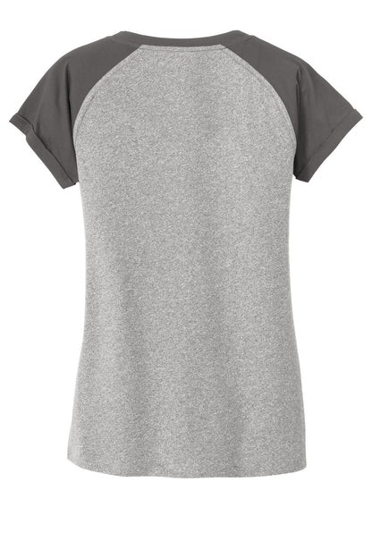 New Era  Women's Heritage Blend Varsity Tee. LNEA107