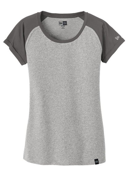 New Era  Women's Heritage Blend Varsity Tee. LNEA107