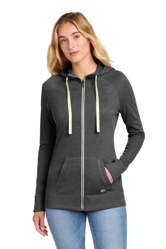 Custom Embroidered New Era Sweatshirts/Fleece in Black Heather