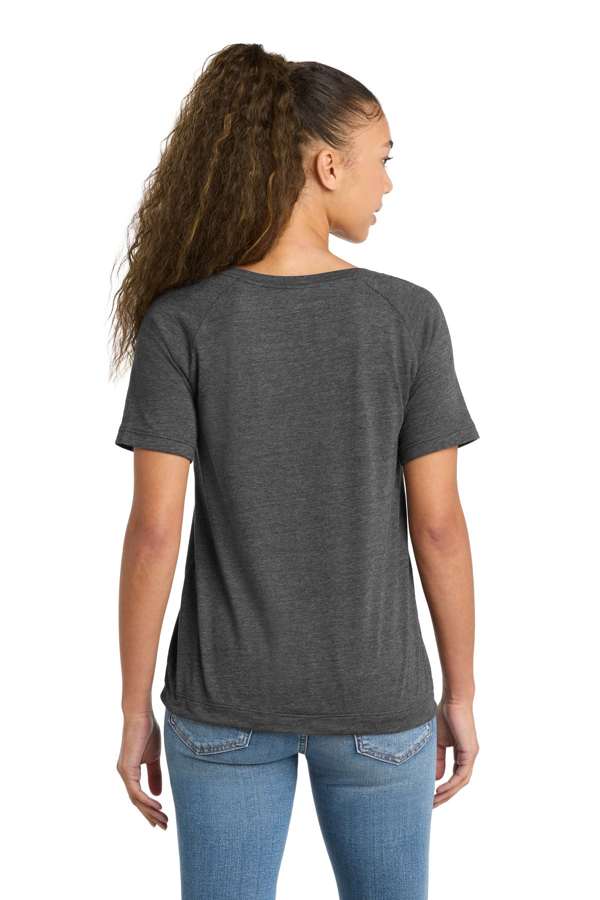Custom Embroidered New Era T-Shirts  in Dark Graphite