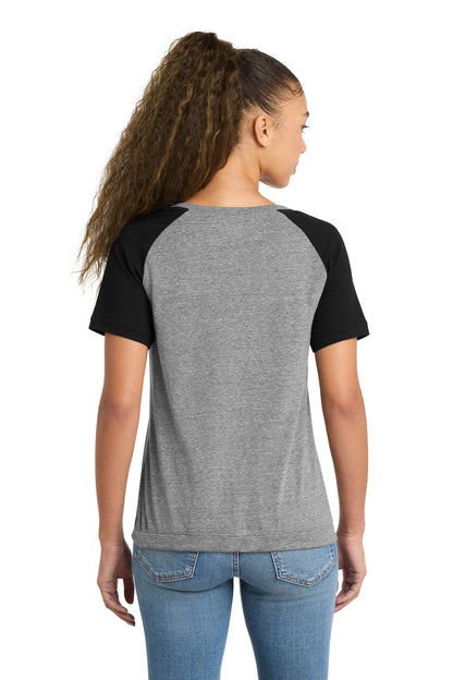 Custom Embroidered New Era T-Shirts  in Shadow Grey/ Black