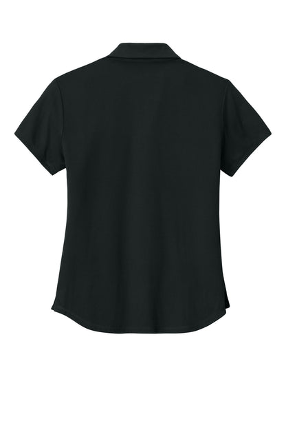 Custom Embroidered New Era Polos/Knits in Black