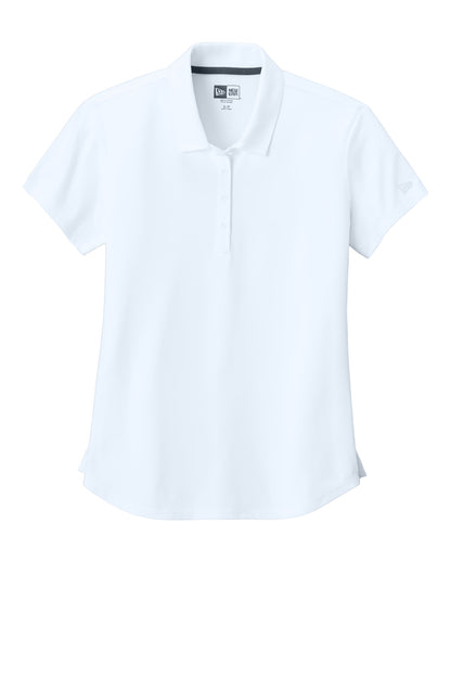 Custom Embroidered New Era Polos/Knits in White