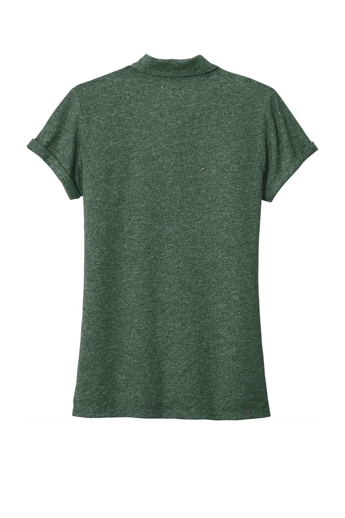 Custom Embroidered New Era Polos/Knits in Dark Green Twist