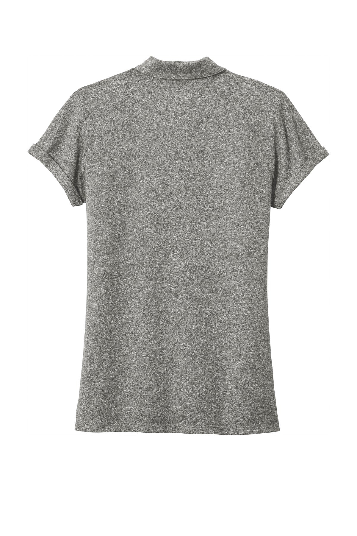Custom Embroidered New Era Polos/Knits in Shadow Grey Twist