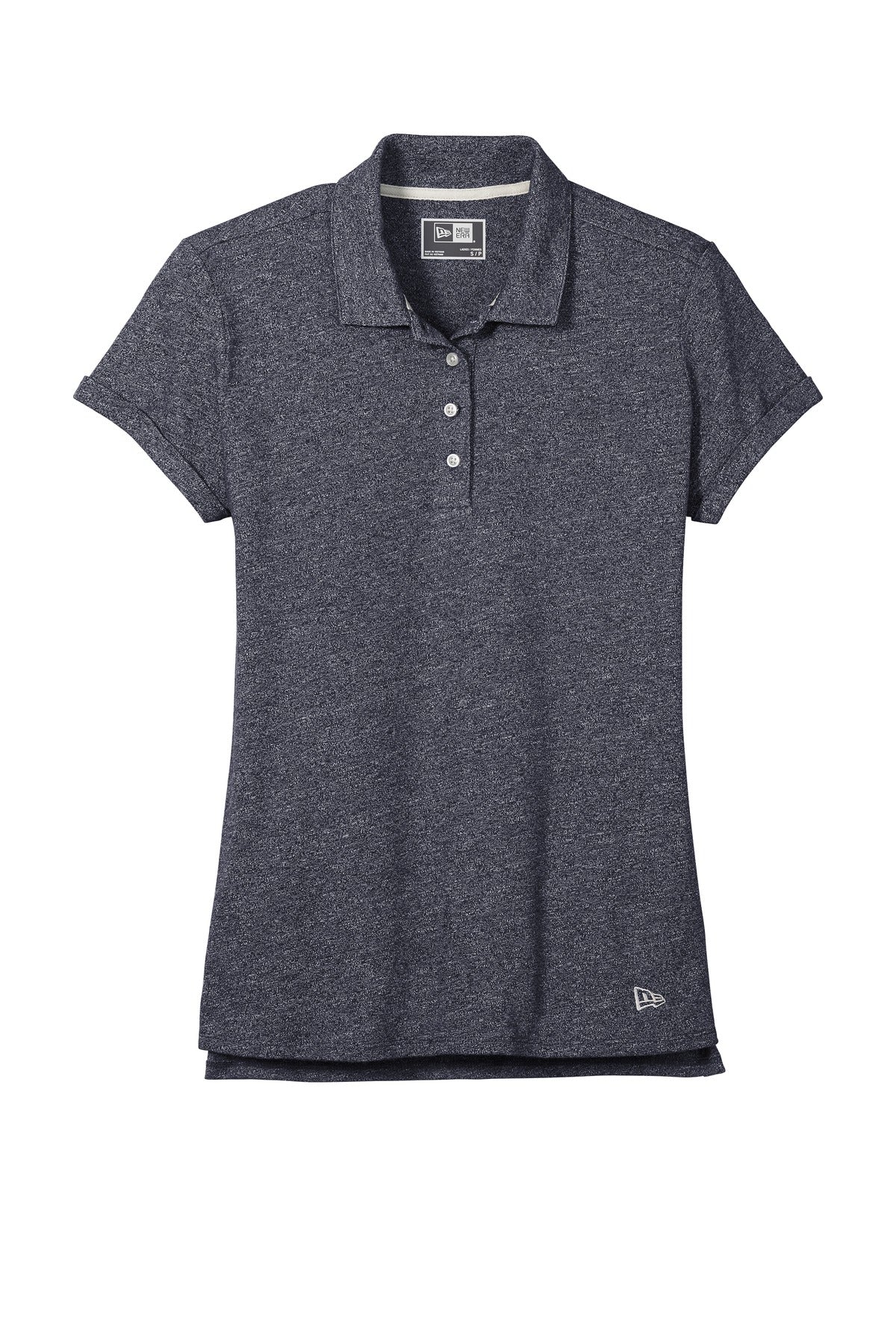 Custom Embroidered New Era Polos/Knits in True Navy Twist