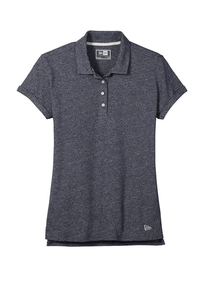 Custom Embroidered New Era Polos/Knits in True Navy Twist