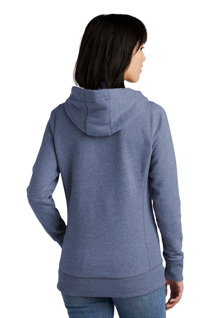 Custom Embroidered New Era  Women's French Terry Pullover Hoodie. LNEA500,Dark Royal Twist
